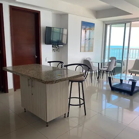 Apartamento Palmetto En La Playa De Bocagrande Cartagena